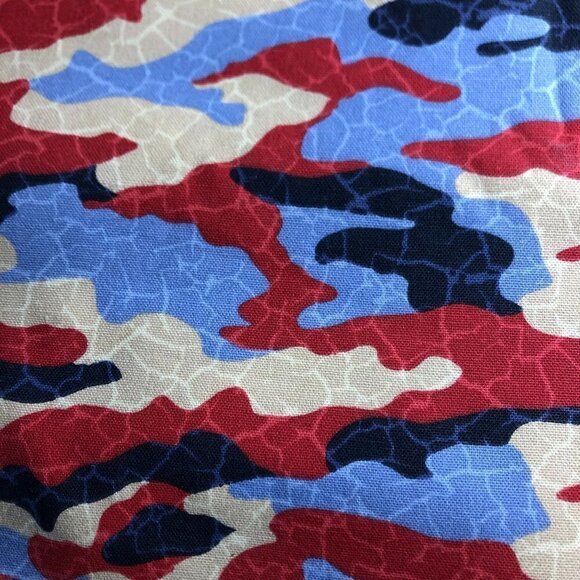 Decorator Cotton Fabric - 5 1/8 Yards - Camo Bright #N46 - Picture 1 of 4